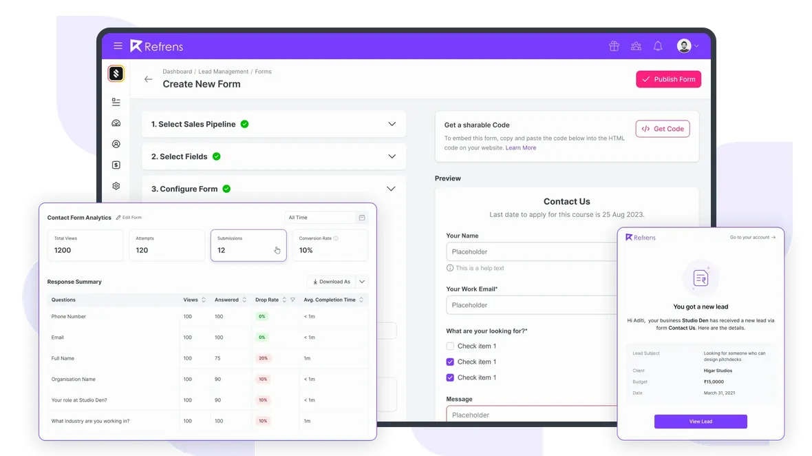 Create Data Capture Forms