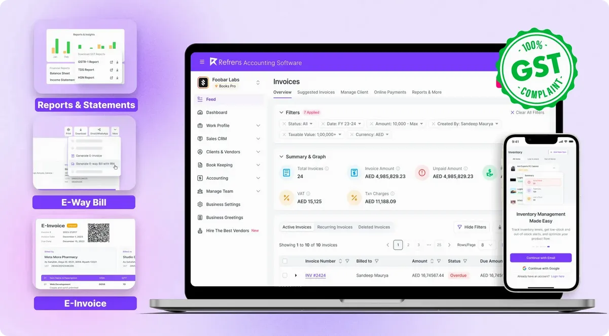 refrens: Tally Alternative for Businesses