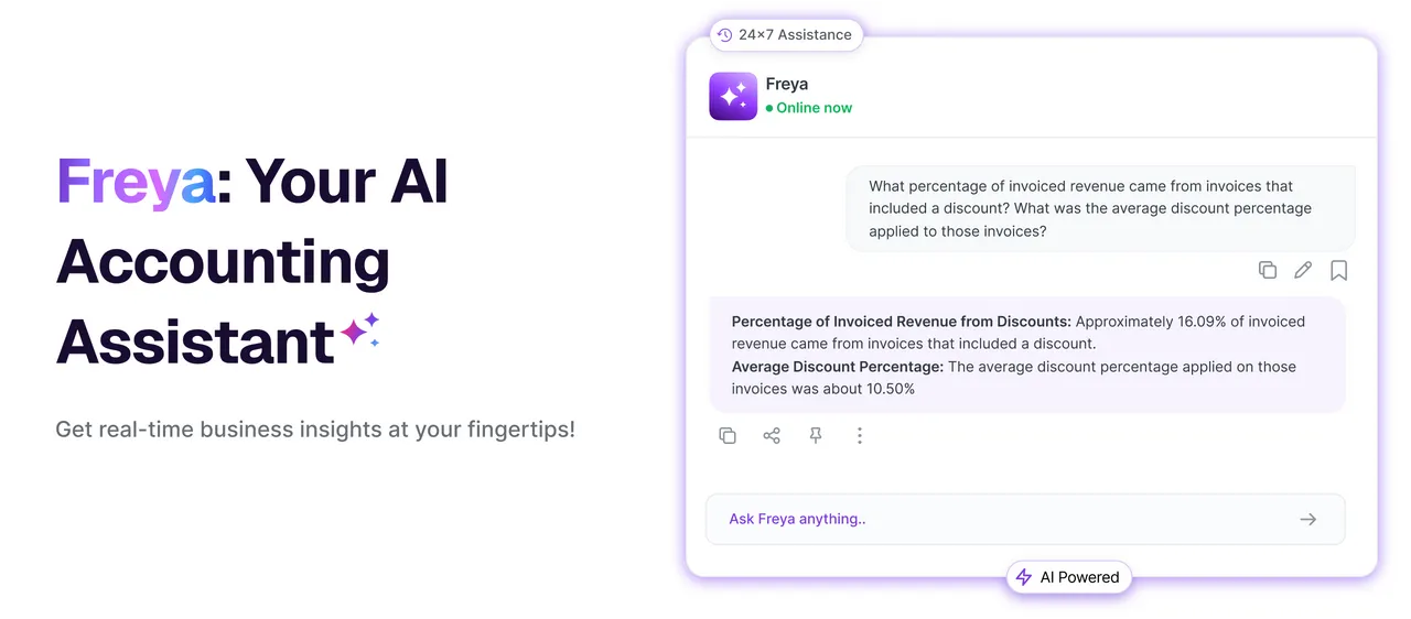 Freya - Your AI Accounting Assistance