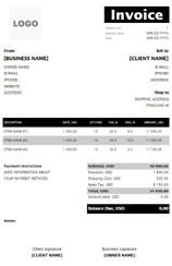 FREE Social Media Invoice Templates (Word, Excel, PDF)