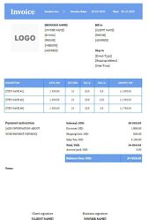 FREE Catering Invoice Templates (Word, Excel, PDF)
