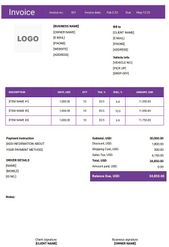 FREE Towing Invoice Templates (Word, Excel, PDF)