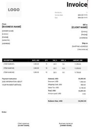 FREE Videography Invoice Templates (Excel, Word, PDF)