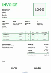 Invoice Sample Malaysia