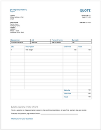 Free Quotation Templates in Word, Excel, PDF | Quote Format