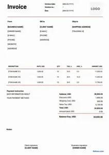 Online Proforma Invoice Maker