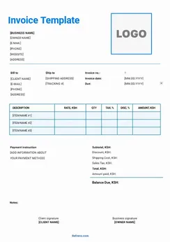 Invoice Template Word 4