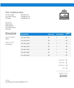 IT Services Invoice Templates