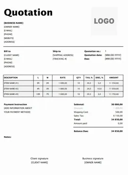 Interior Quotation in Excel