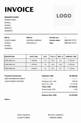 Create Purchase Order