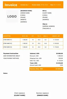 Online Purchase Order