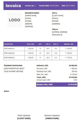 FREE DJ Invoice Templates (Word, Excel, PDF)