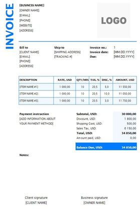 FREE DJ Invoice Templates (Word, Excel, PDF)