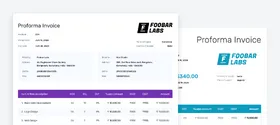 Proforma Invoice Template