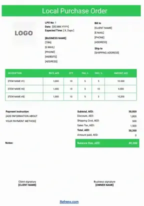 Local Purchase Order