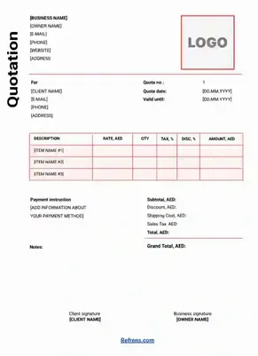 Cleaning Service Quotation