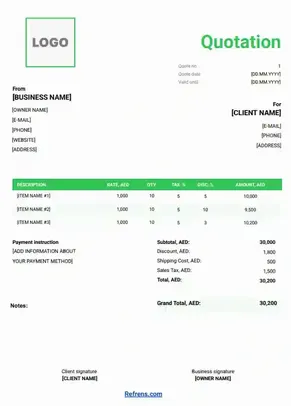 Simple Quotation Template