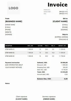 Online Proforma Invoice Maker