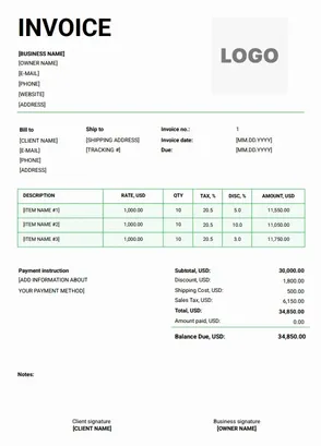 Purchase Order Generator 