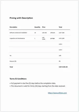 Free Purchase Order Template