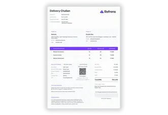 Delivery Challan Format
