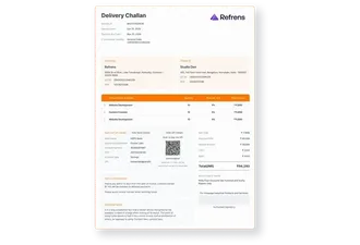 Delivery Challan Template for Stock Transfer