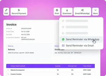 Automated Payment Reminder Via Whatsapp and E-mail
