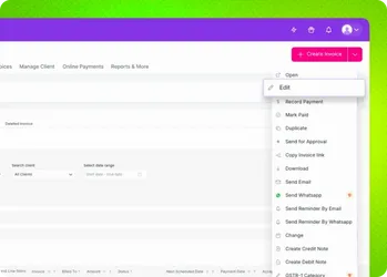 Recurring Invoice Editable Feature