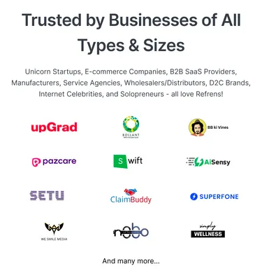Businesses That Trusts Refrens