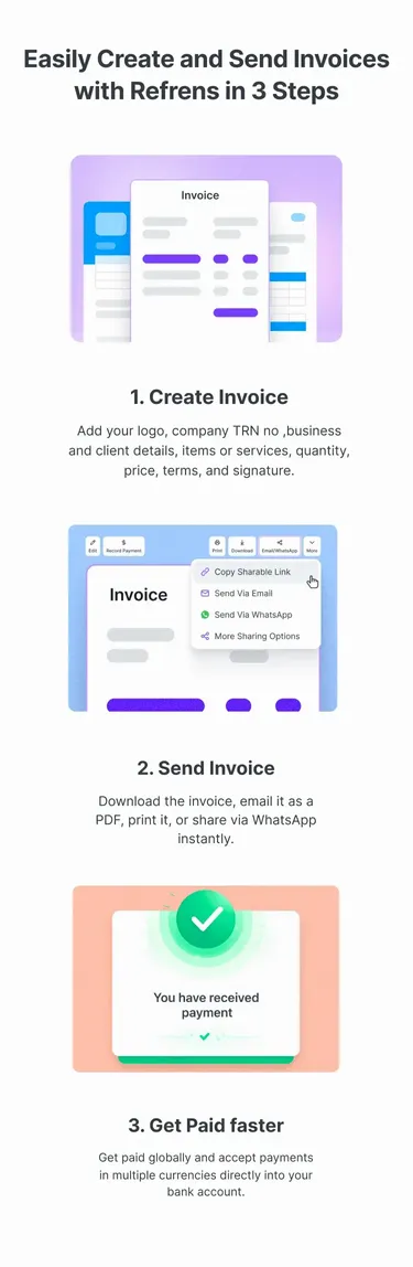 Leading UAE vendors trust Refrens for Invoicing/Billing 
