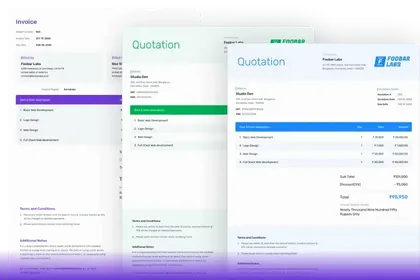 Refrens Quote and Invoice Software