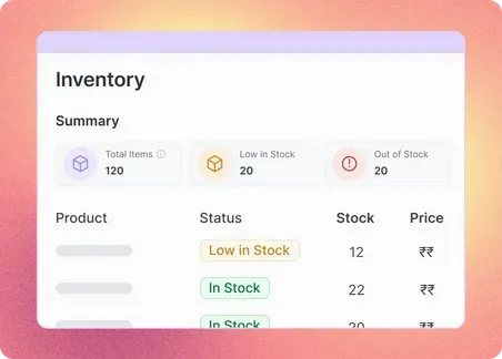 Accounting Software for Startups - Inventory Management