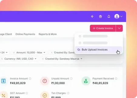 Free Billing Software - Bulk Upload