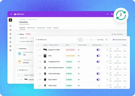 Real-Time Stock Updates - Inventory Management Software