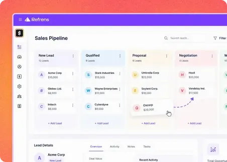 Create Multiple Sales Pipelines with Refrens CRM Create Multiple Sales Pipelines with Refrens CRM