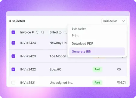 e-Invoicing Software - Refrens Invoice