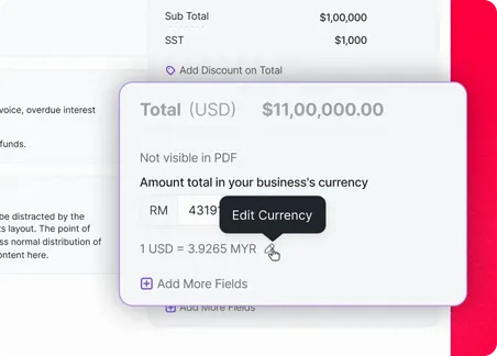 Edit Currency Rate using Custom Currency Conversion Under Invoicing