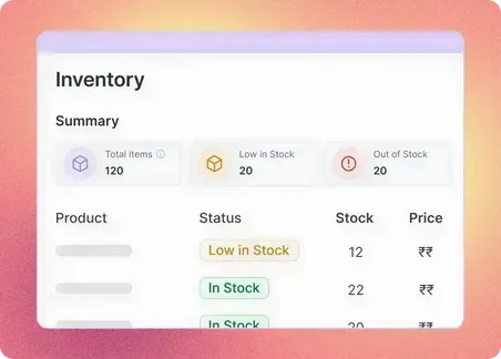 Inventory Management with GST e-Invoice Software