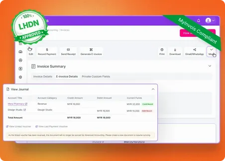 MyInvois Compliant E-Invoicing Software MyInvois Compliant E-Invoicing Software