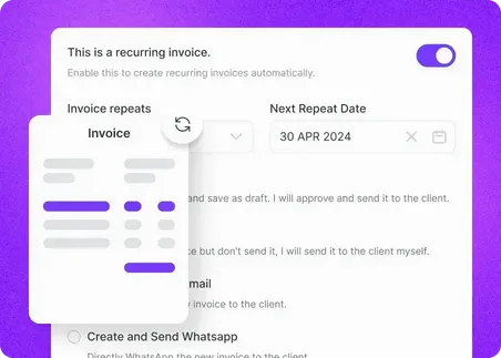 Recurring Invoice - Online Billing Software