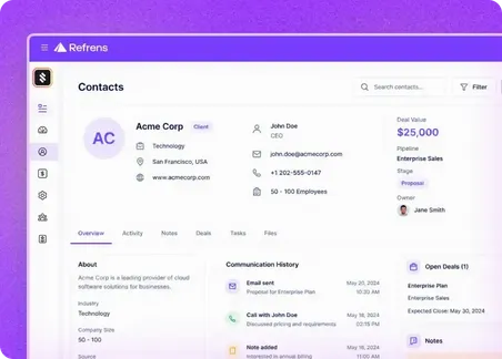 Refrens Contact Management Refrens Contact Management
