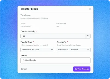 Smart Stock Transfer - Inventory Management Software