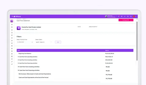 Cash Flow Statement Cash Flow Statement