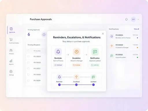 Reminders, Escalations & Notifications - Refrens Reminders, Escalations & Notifications - Refrens