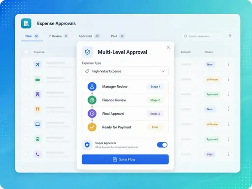 Multi-Level Control for Expense Approvals in Refrens Multi-Level Control for Expense Approvals in Refrens
