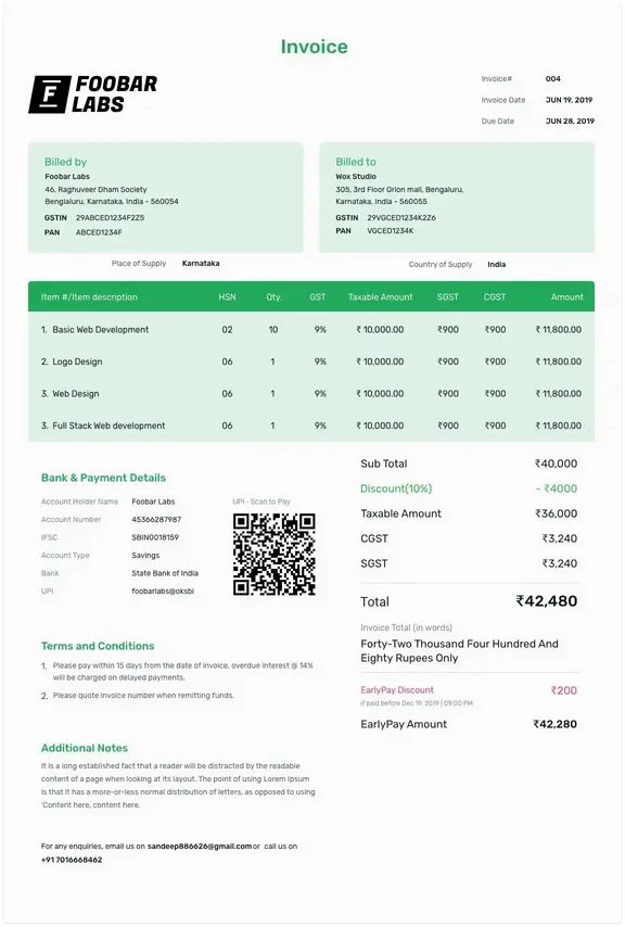 Invoice Template