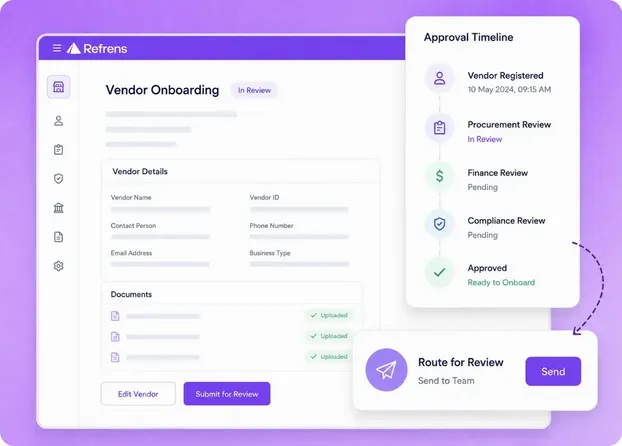Internal Review and Approval of Vendors