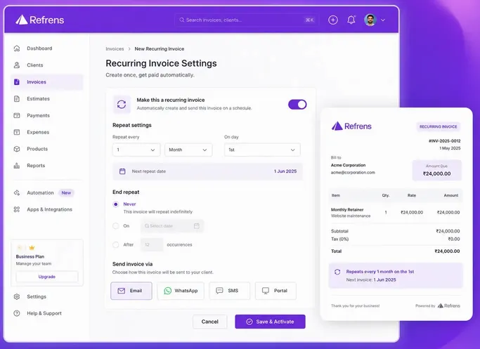 Recurring Billing Management