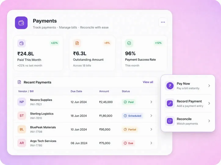 Bills & Payments Bills & Payments