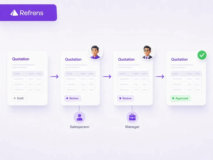 Refrens Quotation Approval Workflow Refrens Quotation Approval Workflow